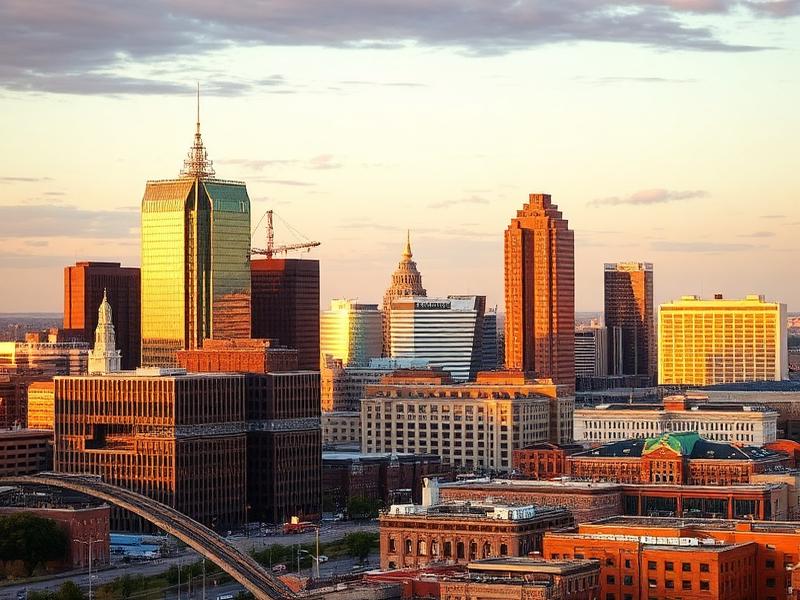 Akron, OH local city view