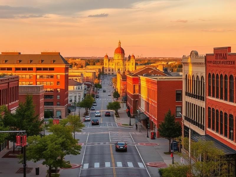Ames, IA local city view