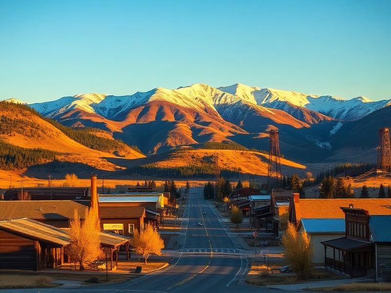 Anaconda, MT local city view