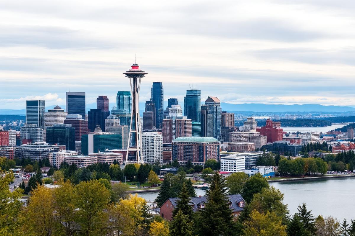 Bellevue, WA local city view