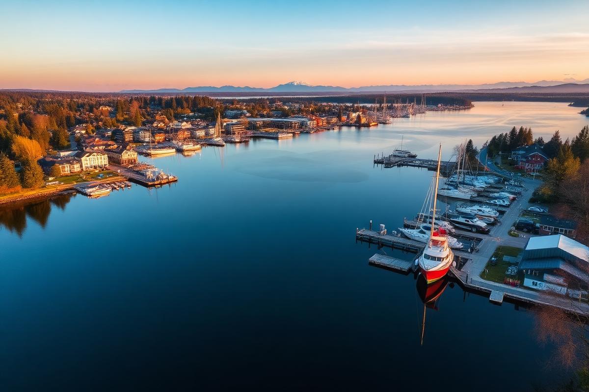 Bellingham, WA local city view