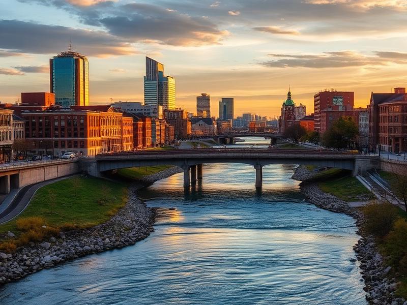 Beloit, WI local city view