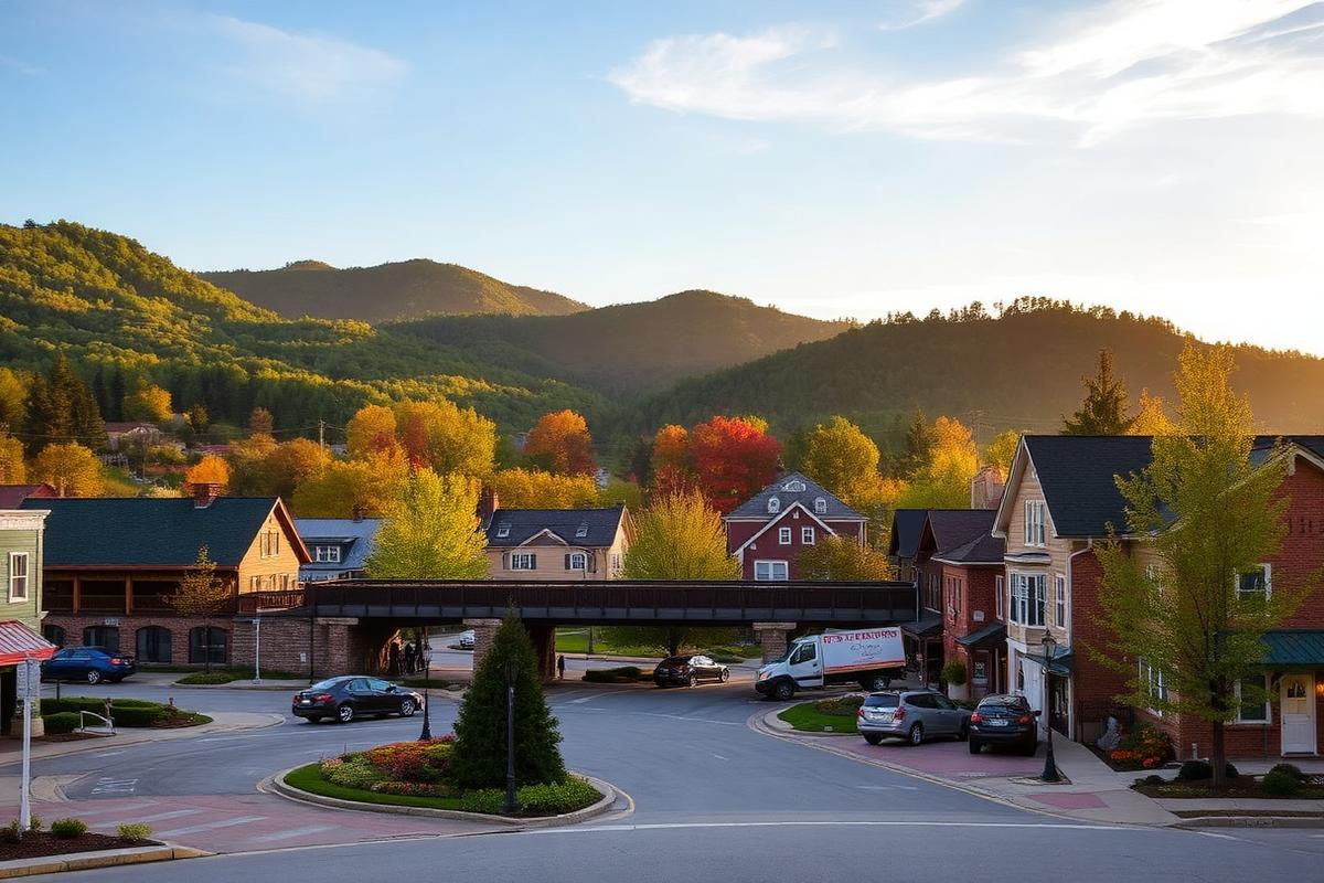 Bennington, VT local city view