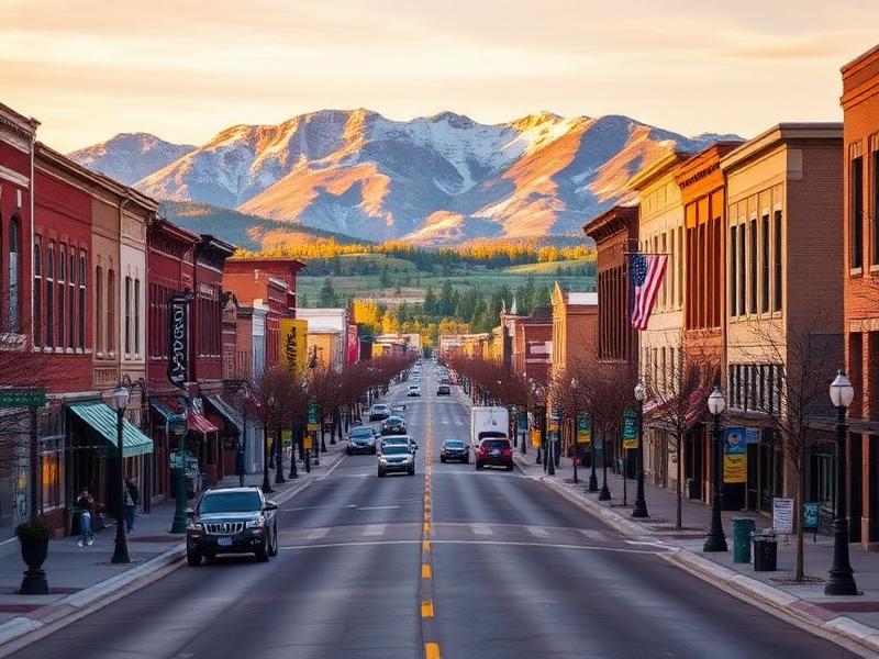Bozeman, MT local city view
