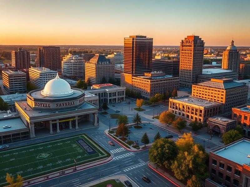 Canton, OH local city view