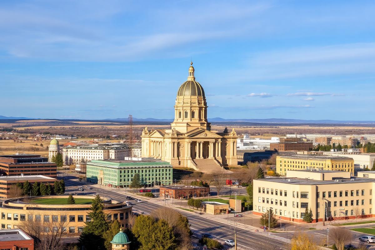 Cheyenne, WY local city view
