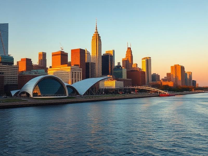 Cleveland, OH local city view