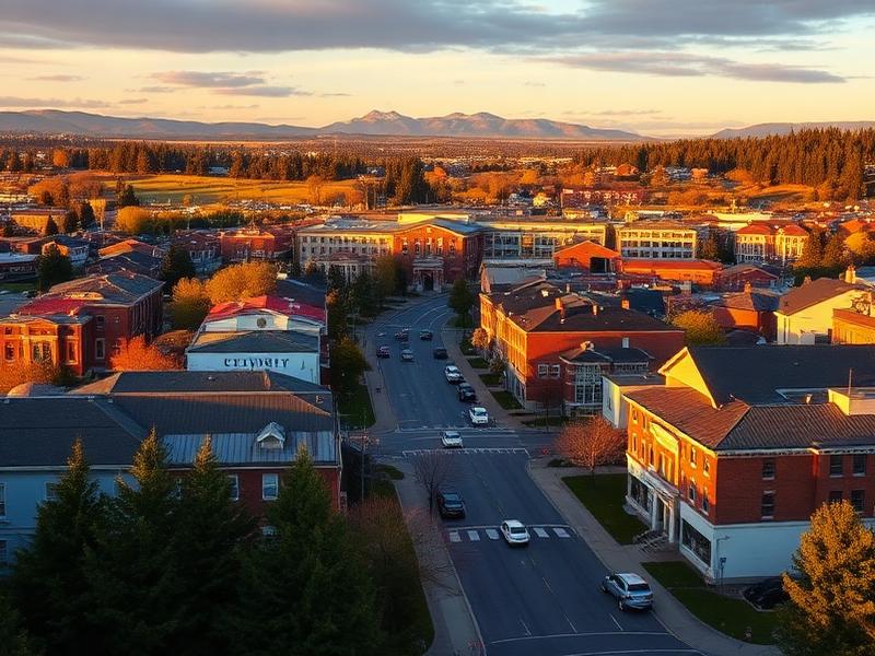 Corvallis, OR local city view