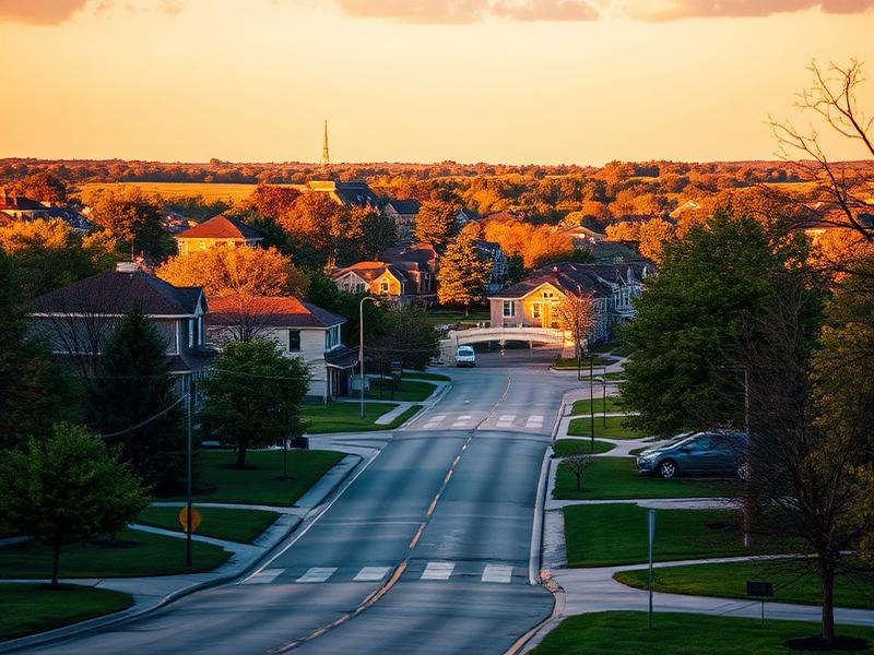 Derby, KS local city view
