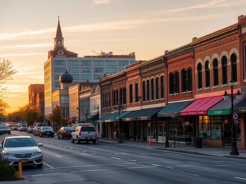 Elkhart, IN local city view