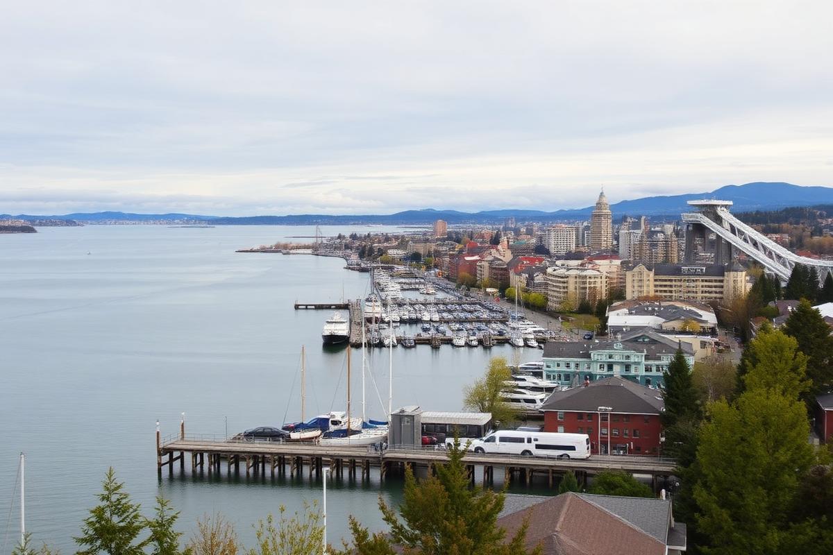 Everett, WA local city view