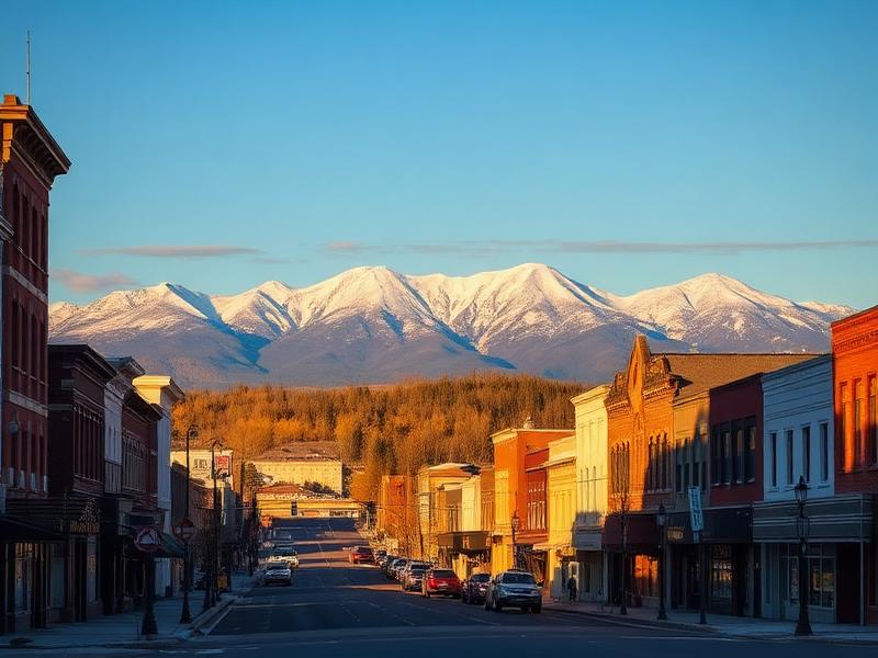 Fairbanks, AK local city view