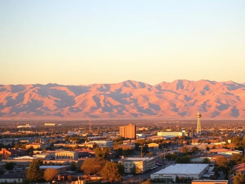 Fresno, CA local city view