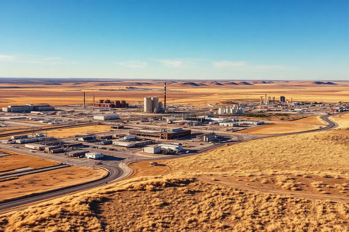 Gillette, WY local city view