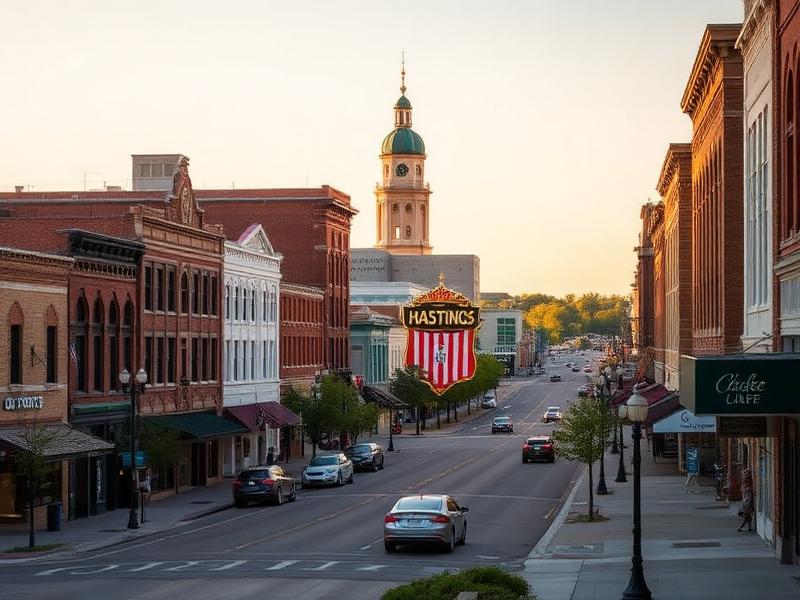 Hastings, NE local city view