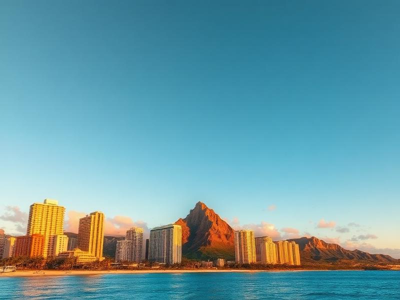 Honolulu, HI local city view