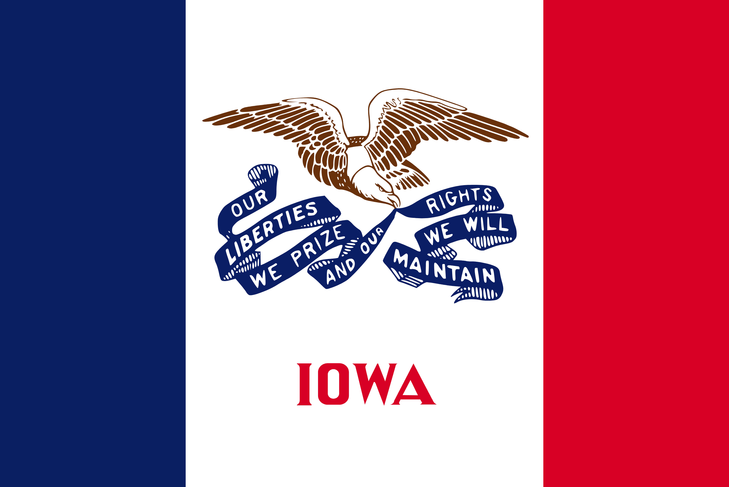 Flag of Iowa - Professional business services in Iowa
