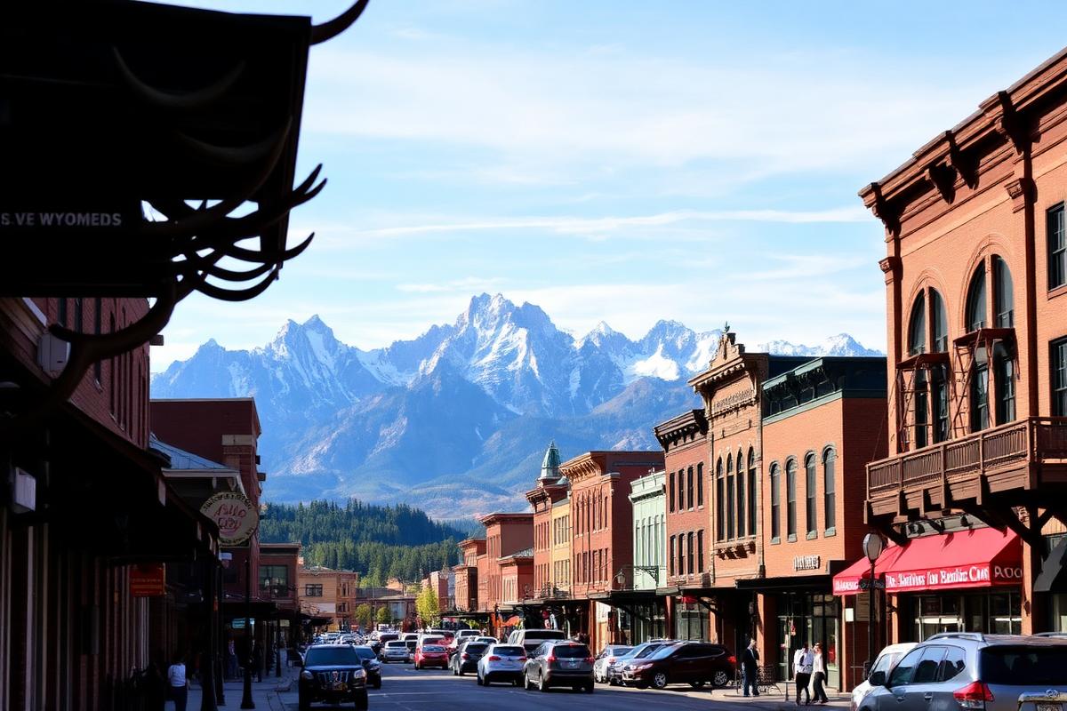 Jackson, WY local city view