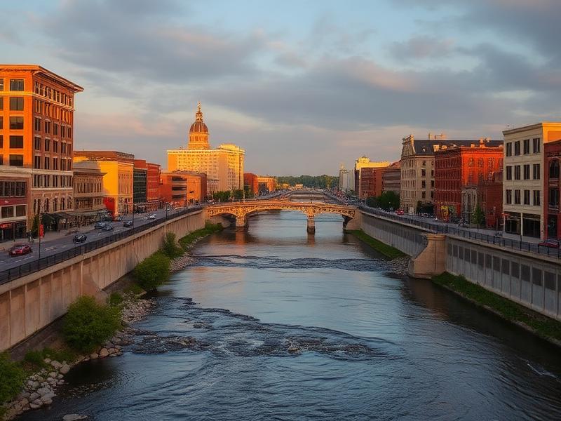 Janesville, WI local city view