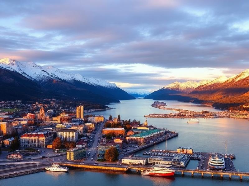 Juneau, AK local city view