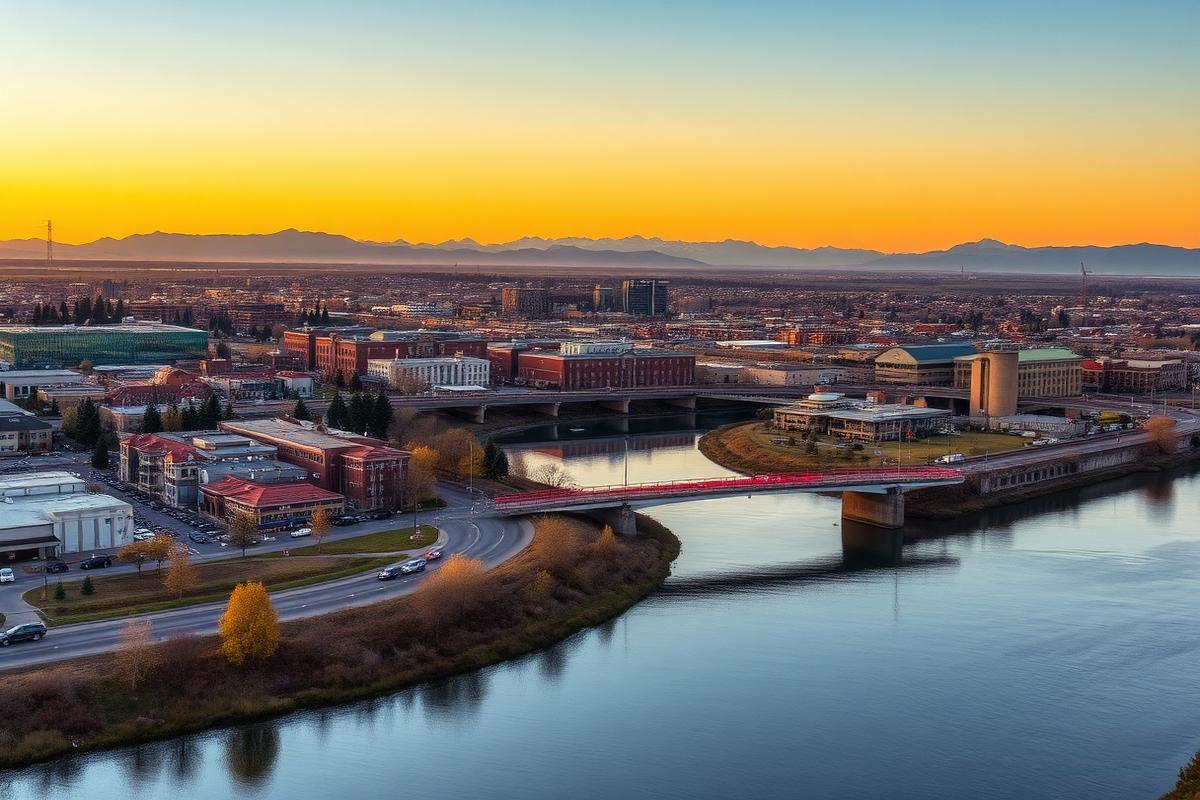 Kennewick, WA local city view