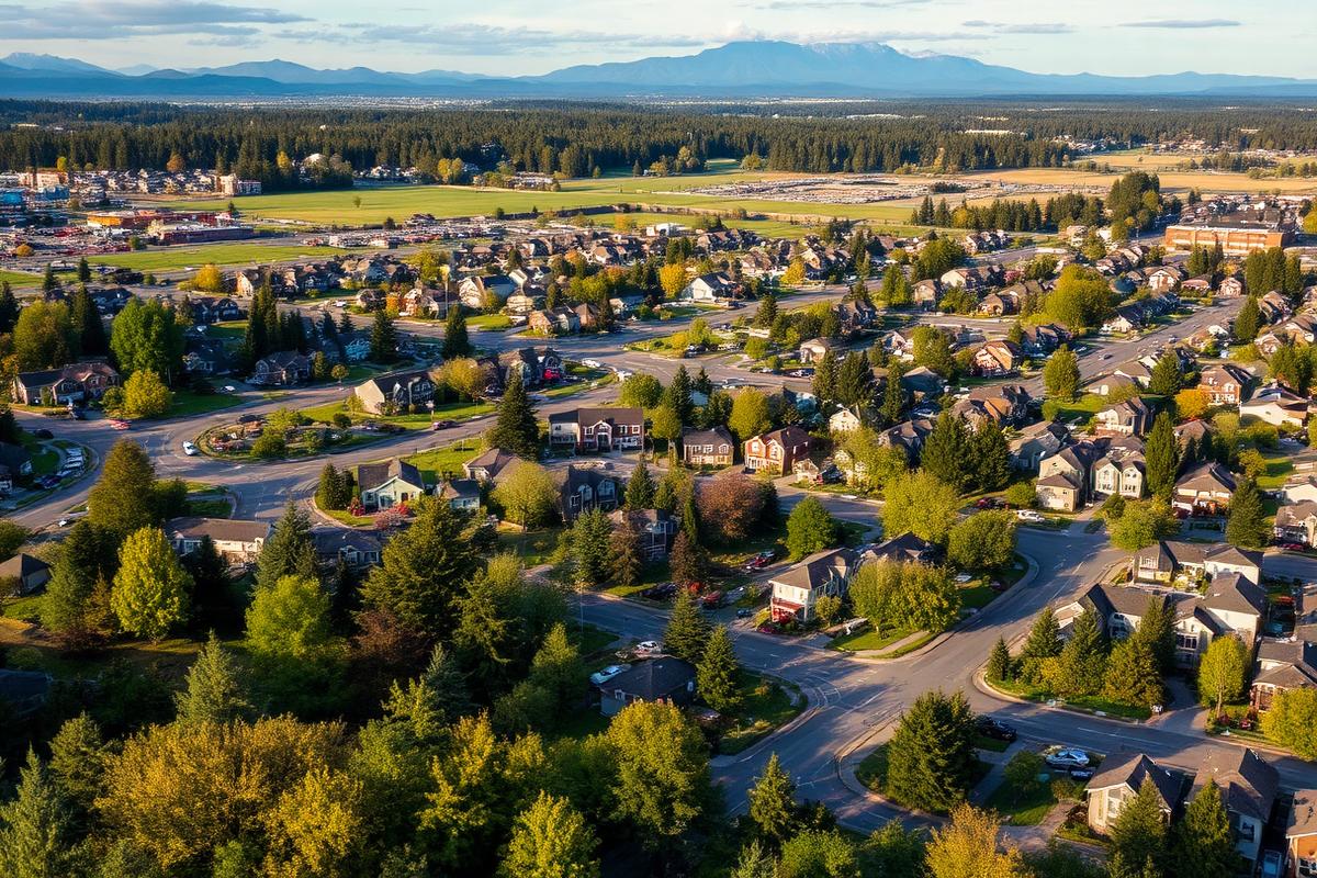 Kent, WA local city view