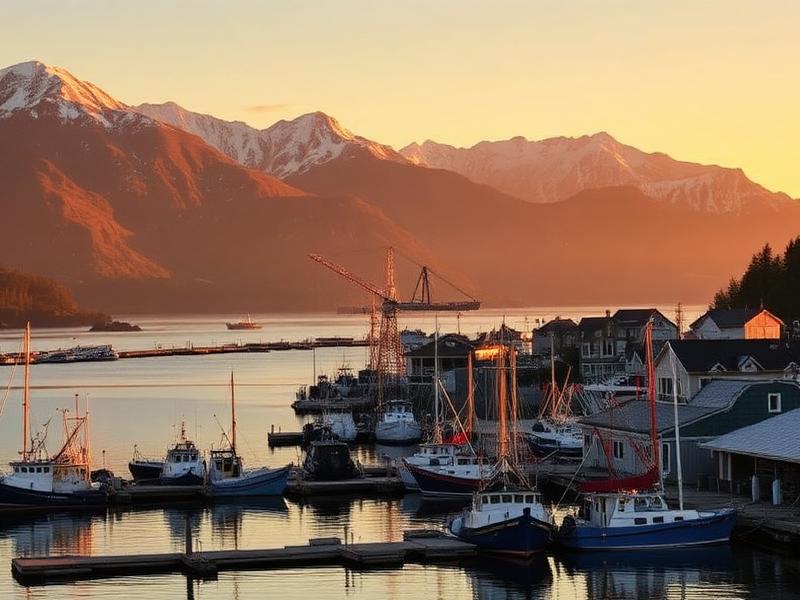 Kodiak, AK local city view