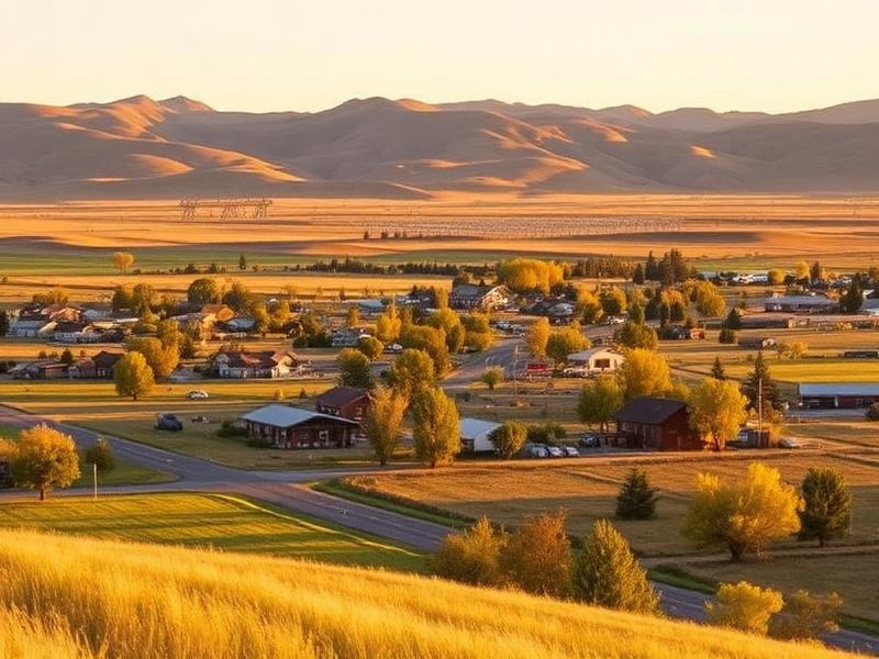 Kuna, ID local city view