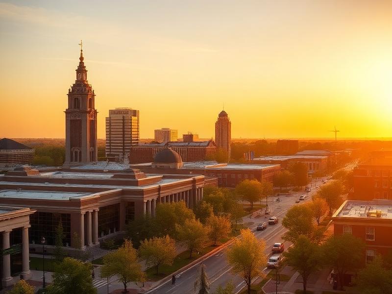 Lafayette, IN local city view