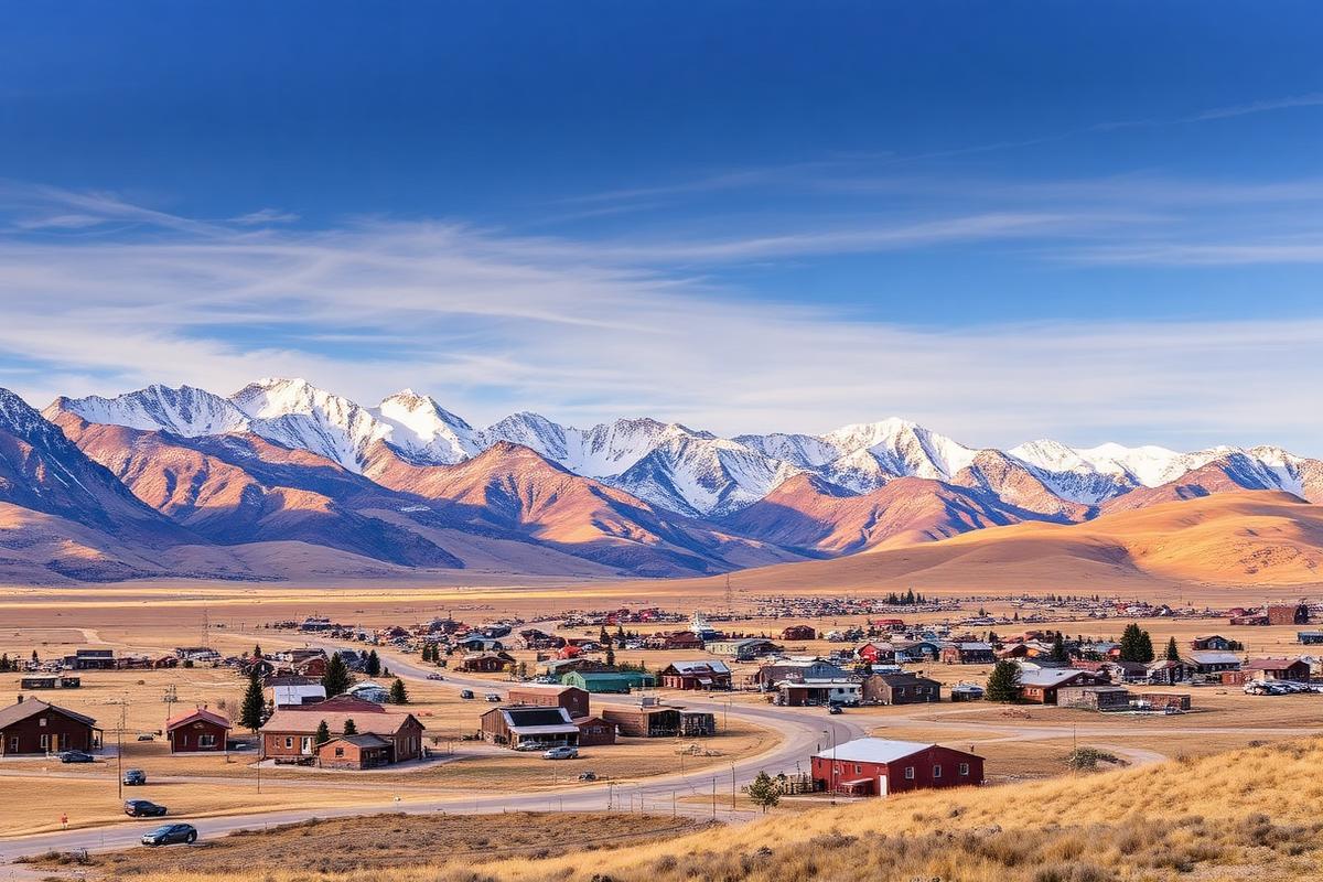 Lander, WY local city view