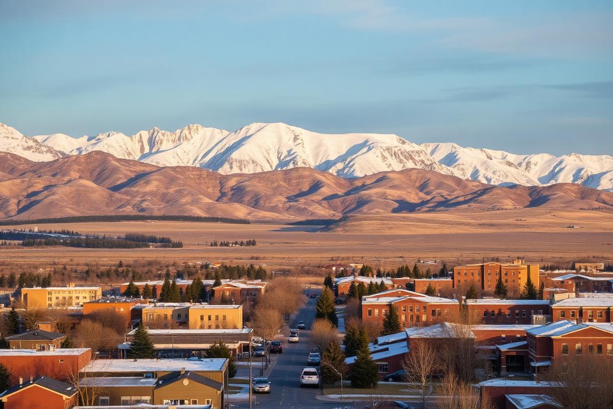 Laramie, WY local city view