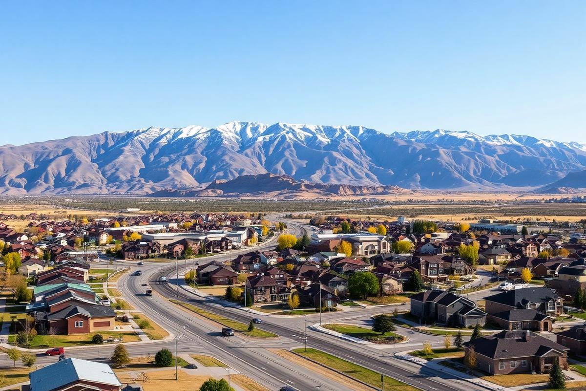 Lehi, UT local city view