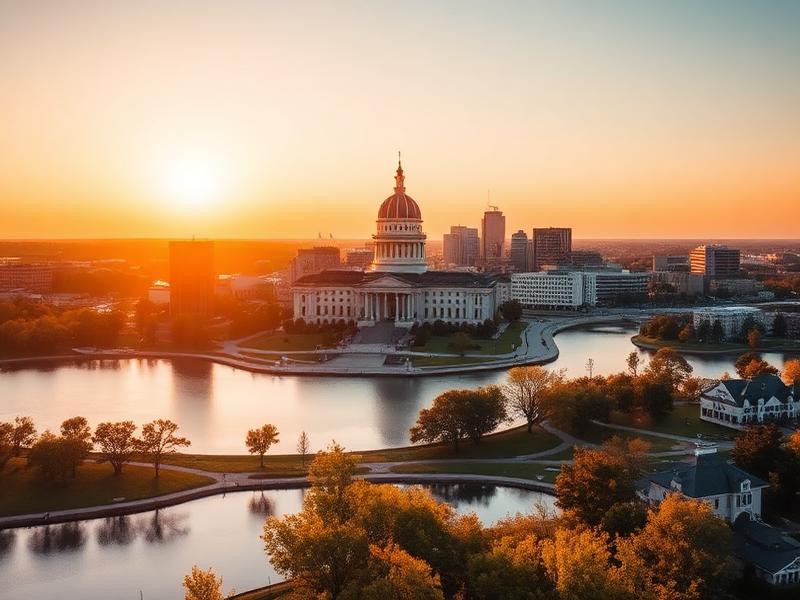 Madison, WI local city view