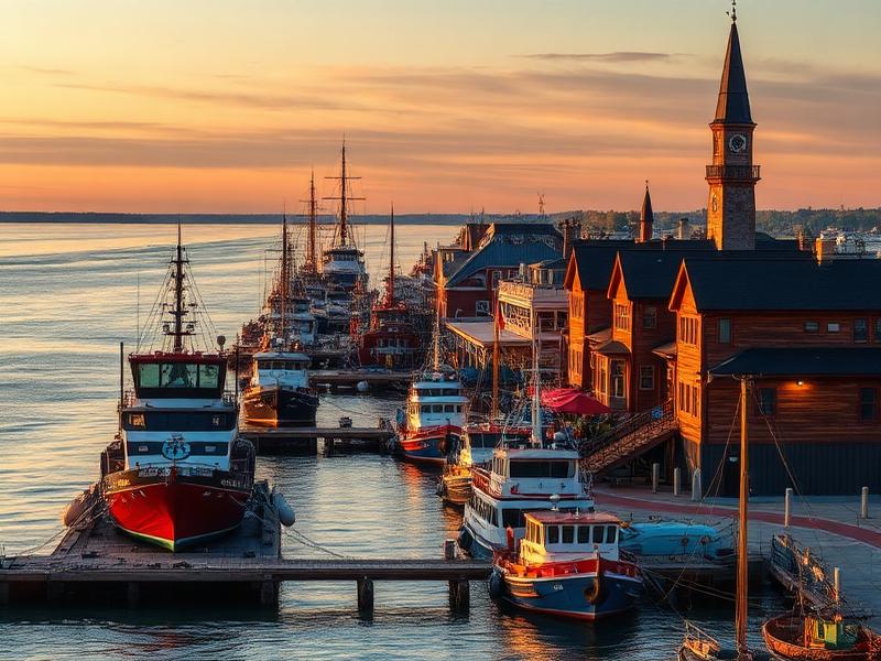 Manitowoc, WI local city view