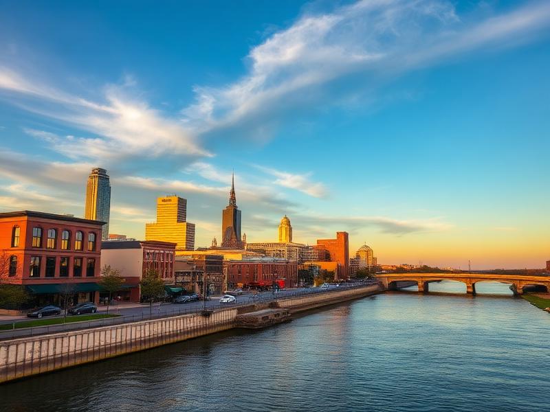 Mishawaka, IN local city view