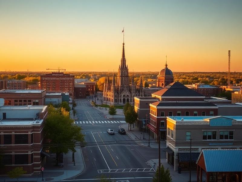 Mitchell, SD local city view