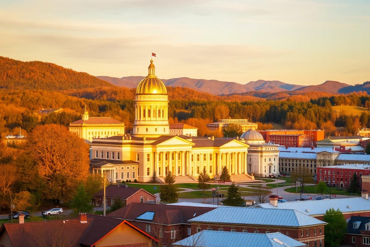 Montpelier, VT local city view