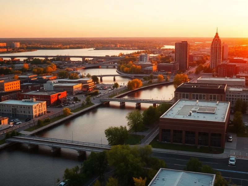 Moorhead, MN local city view