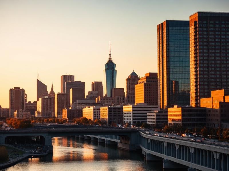 Omaha, NE local city view