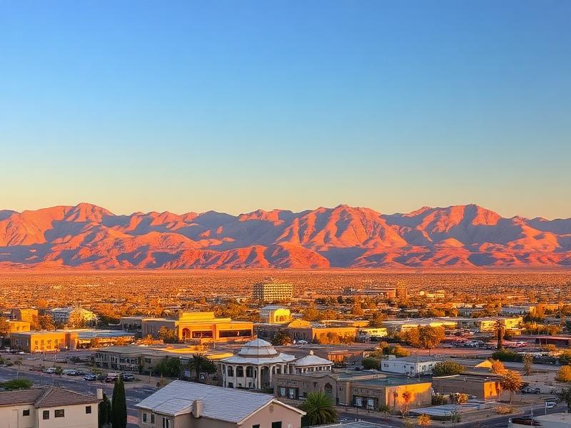 Palmdale, CA local city view