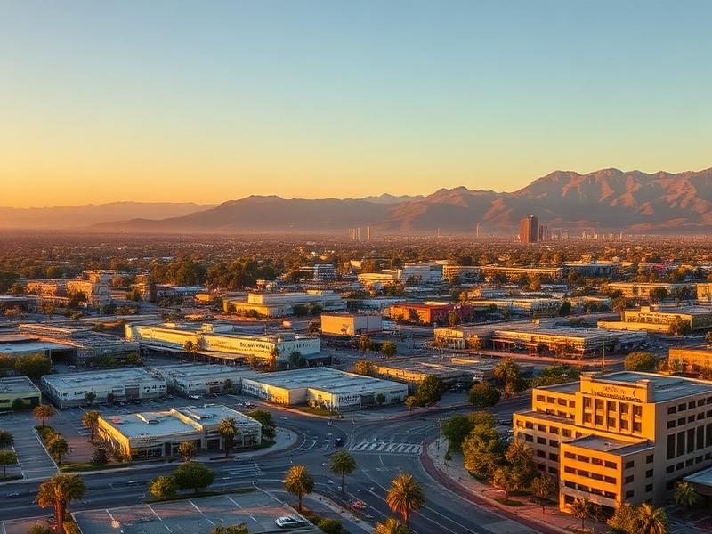 Pomona, CA local city view
