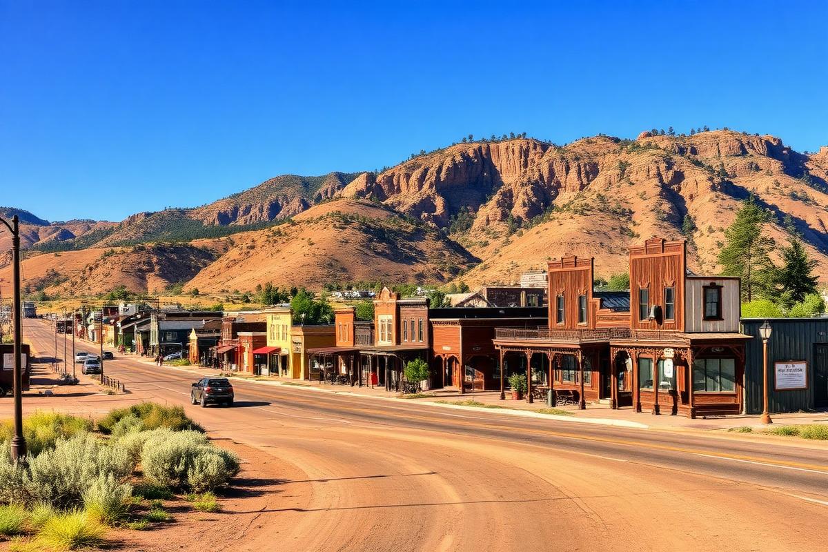 Powell, WY local city view