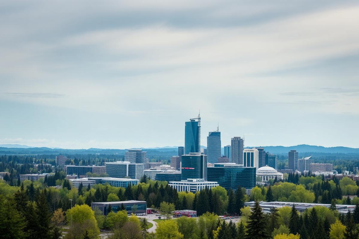 Redmond, WA local city view