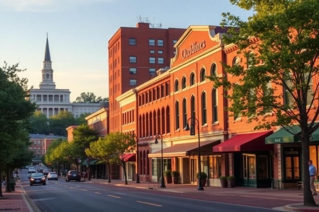 Rock Hill, SC local city view