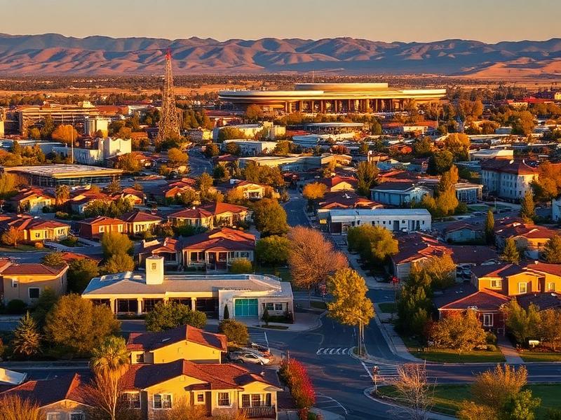 Roseville, CA local city view