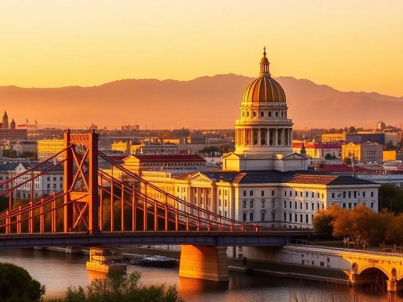 Sacramento, CA local city view