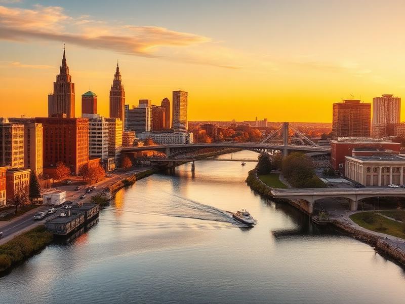 Saginaw, MI local city view