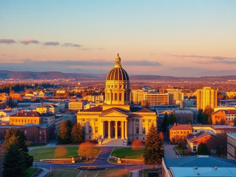 Salem, OR local city view