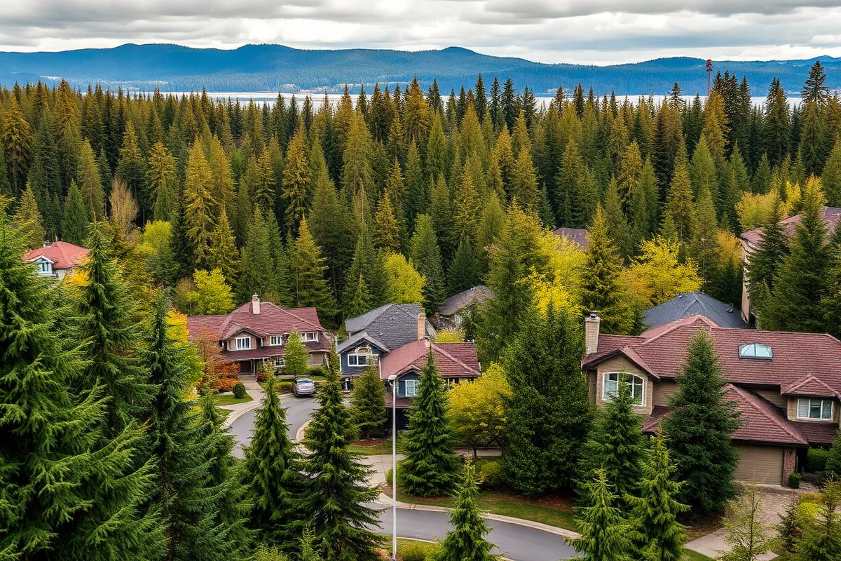 Sammamish, WA local city view