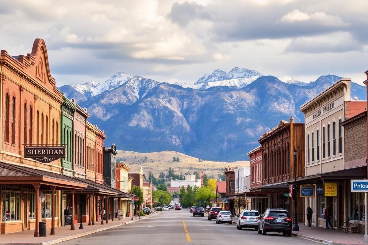 Sheridan, WY local city view